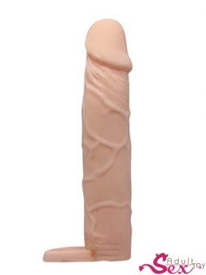 Pretty love Penis Sleeve Vibrator 7inch - adultsextoy.in