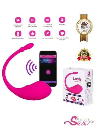 Lovense Lush Powerful Bluetooth Control Bullet Vibrator-adultsextoy.in
