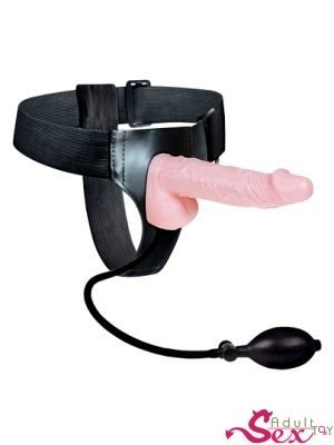 Realistic Strap-On Penis Harness Inflatable Dildo- adultsextoy.in